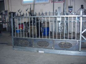 valla de metal